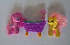 My Little Pony FiM Pinkie Pie and Fluttershy Crystal Empire Bath Set