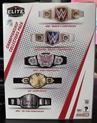 Mattel WWE Ringside Collectibles Exclusive Championship Belt Collectors Pack