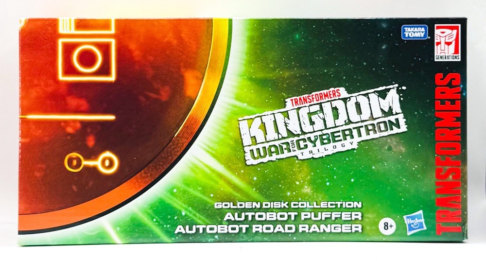 Transformers Kingdom War For Cybertron Golden Disk Autobot Puffer & Road Ranger