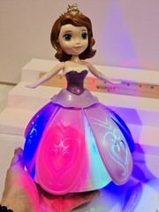 Sofia The First Princess Dancing And Singing Doll With Flashing Light Music Toy