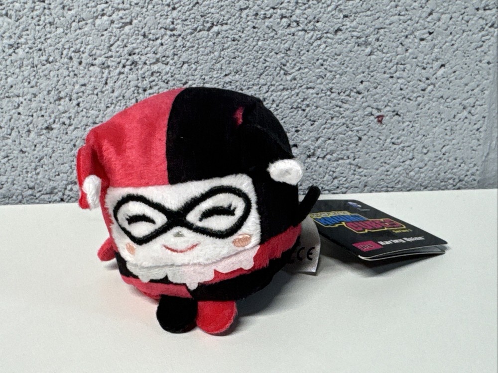 NWT DC Comics Kawaii Cubes Series 1 HARLEY QUINN 2″ Plush STUFFED ANIMAL TOY