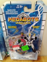 Lot of 4 Medabots 2.5″ Figures Belzelga Robo-Emperor Acehorn Femjet New On Card