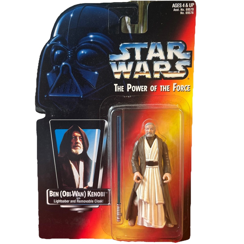 Star Wars Power of the Force POTF Red Card Ben Kenobi Saber Varies