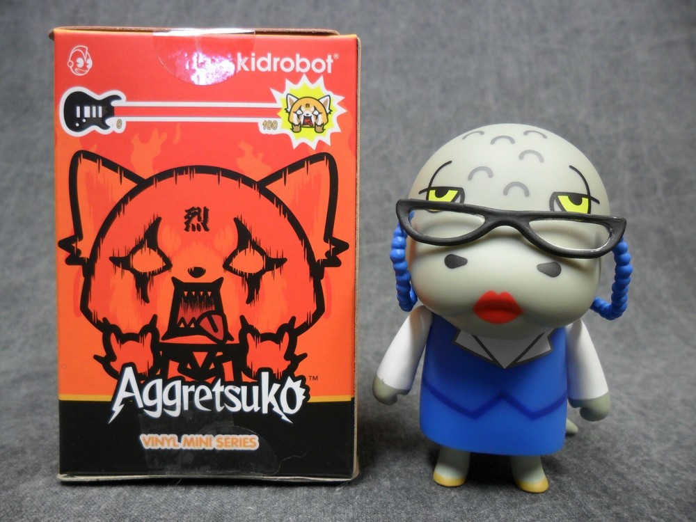 Kidrobot Aggretsuko NEW * Tsubone * Blind Box Komodo Dragon Vinyl Figure Anime