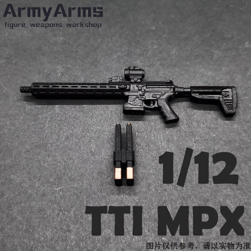 (non-firing) ArmyArms 1/12 Scale Zoom3 TTI MPX gun,figma weapon for 6” Figure