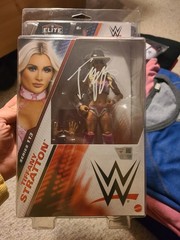 WWE Elite AUTOGRAPH SIGNED Tiffany Stratton Figure Series 113 Fanatics COA Case