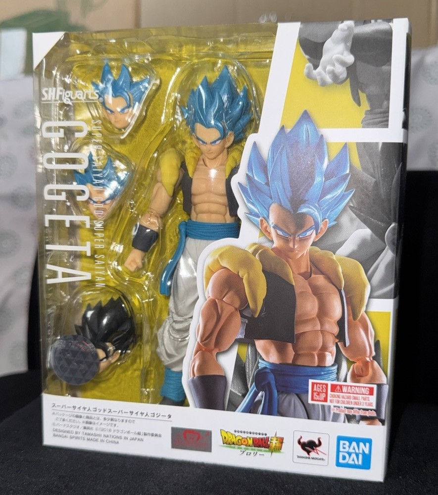 SH Figuarts SSGSS Gogeta Dragon Ball Super Broly Movie Action Figure