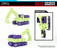 For SS86 Devastator Scavenger Mixmaster WITH BONUS DNA DK-72 Upgrade Kit