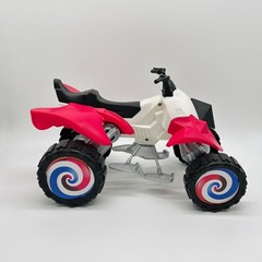 2017 DC Superhero Girls Quad Bike Set Harley Quinn & Poison Ivy Mattel 12″ ATV