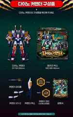 Miniforce Dinoid Warrior DINO EMPEROR +DINO COMMANDER Set Transformer Robot 2025