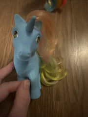 Lot Of 6 Vintage 1980s My Little Pony Toys, G1 Unicorns Pegasus