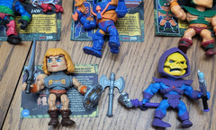 Loyal Subjects MOTU Action Vinyls 11 Figure Lot Ram Man Chase Boxed Loose +Bonus
