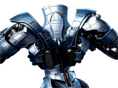 3D Printed Fan Art Gipsy Danger Sculpture by Wicked3d