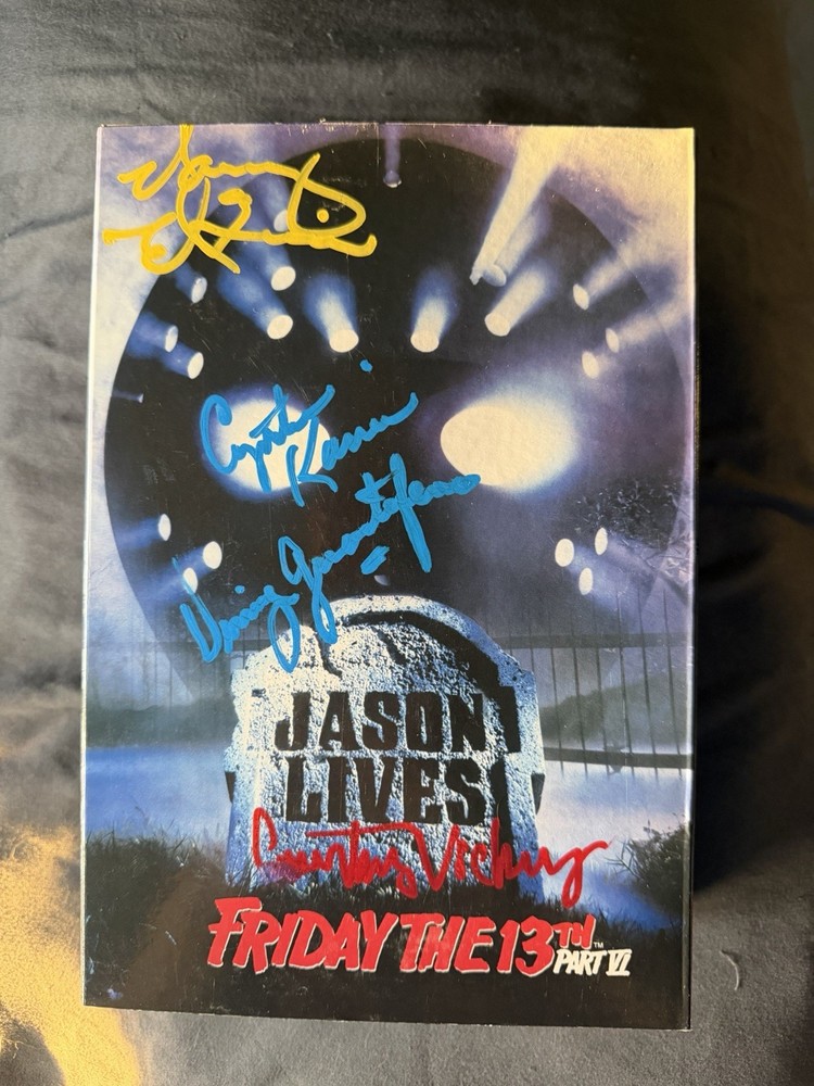 NECA Ultimate Horror Action Figure JASON LIVES Friday 13th Part VI 6 SIGNED X 11