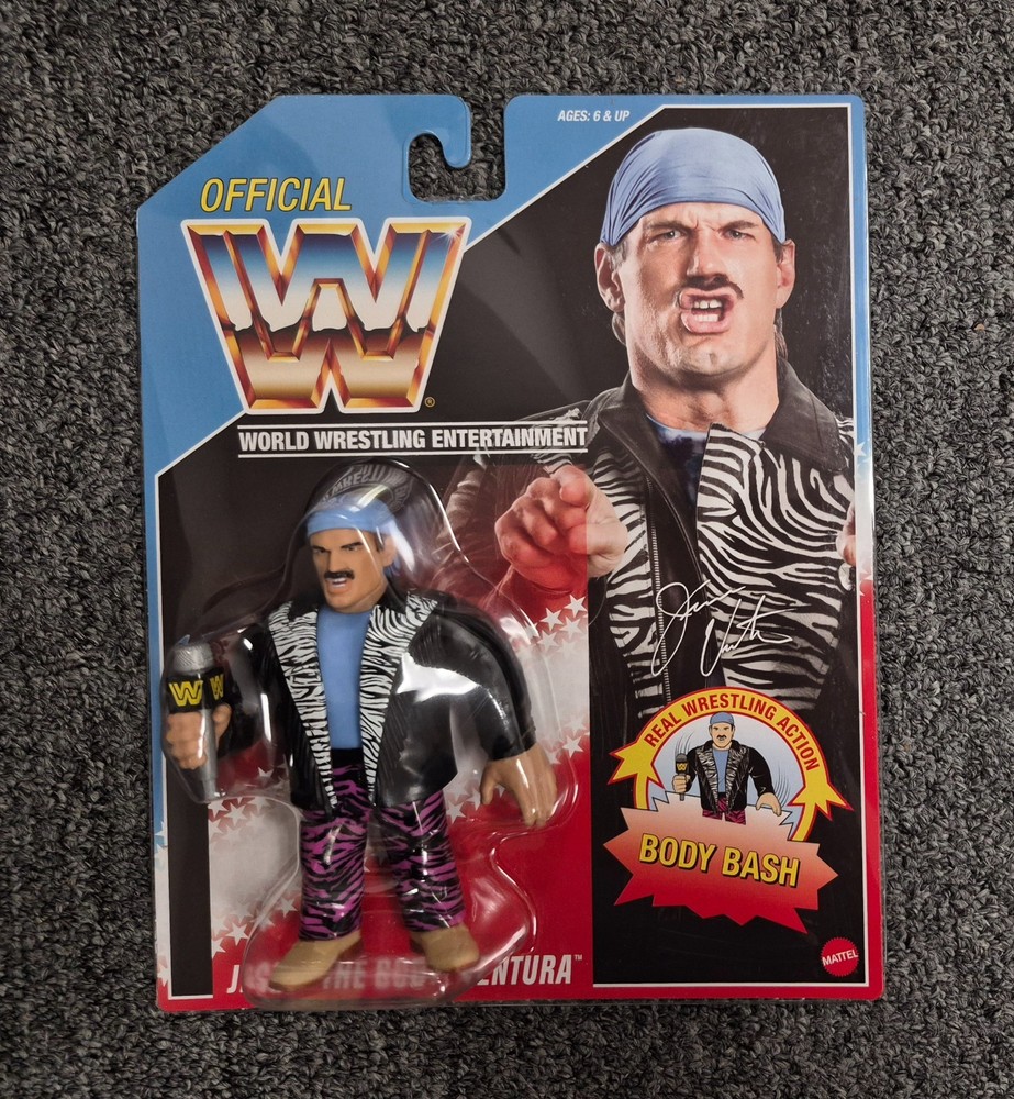 WWE WWF Jesse The Body Ventura Retro Mattel Action Figure Factory Sealed