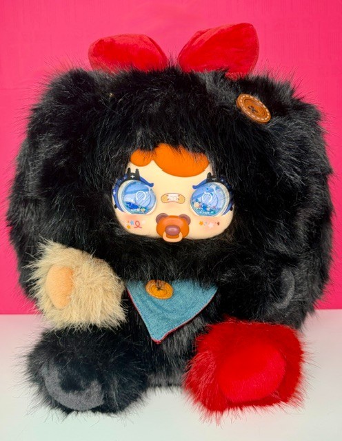 Zaza BB 800% Bexin Workshop Wild Ink Black Bunny Plush Blind Box New