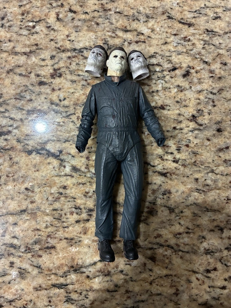 MISSING HANDS NECA Halloween Michael Myers Action Figure Movie Loose- Extra Head