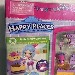 Shopkins Happy Places Decorator’s Pack BUSY BEAR WORKSHOP Season 3 New & Sealed