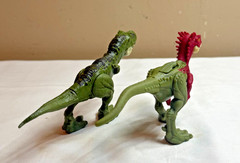 Jurassic World Dinosaur 3″ Action Figure – Tyrannosaurus Rex & Eoraptor