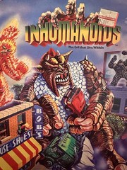 Vintage 1986 Hasbro INHUMANOIDS Golden Coloring Activity Book