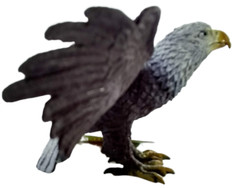 Bald Eagle Nature World Boley PVC Wildlife Bird Animal Toy Figure Figurine 5+