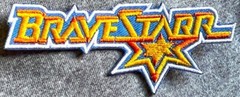 BRAVESTARR embroidered logo figure patch action emblem Masters of Universe title