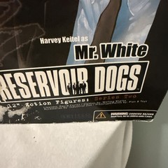 Mr. White Reservoir Dogs MIB 12″ Figure- Quentin Tarantino Movie! Actor Keitel