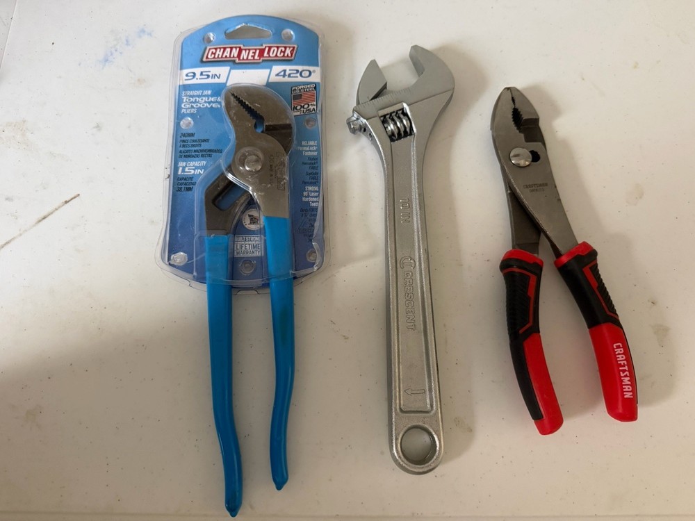 Lot Of 3 Pliers New One Opened Package And Other 2 No Packaging For One Price