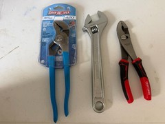 Lot Of 3 Pliers New One Opened Package And Other 2 No Packaging For One Price