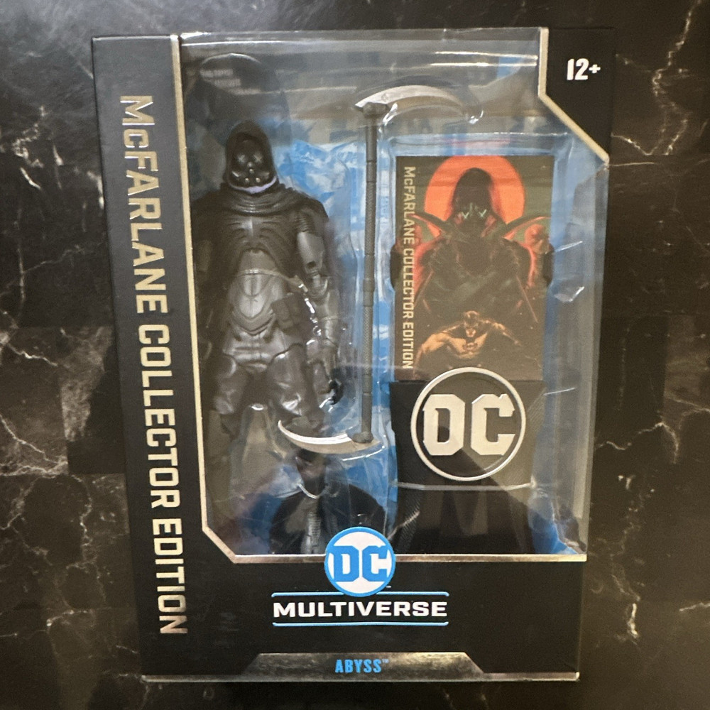 McFarlane Toys DC Multiverse Collector Edition Abyss Batman Figure Card Scythe