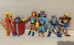 Rare Handmade Mexico ThunderCats Style Bootleg PVC Figures Lot of 6 Vintage 80s