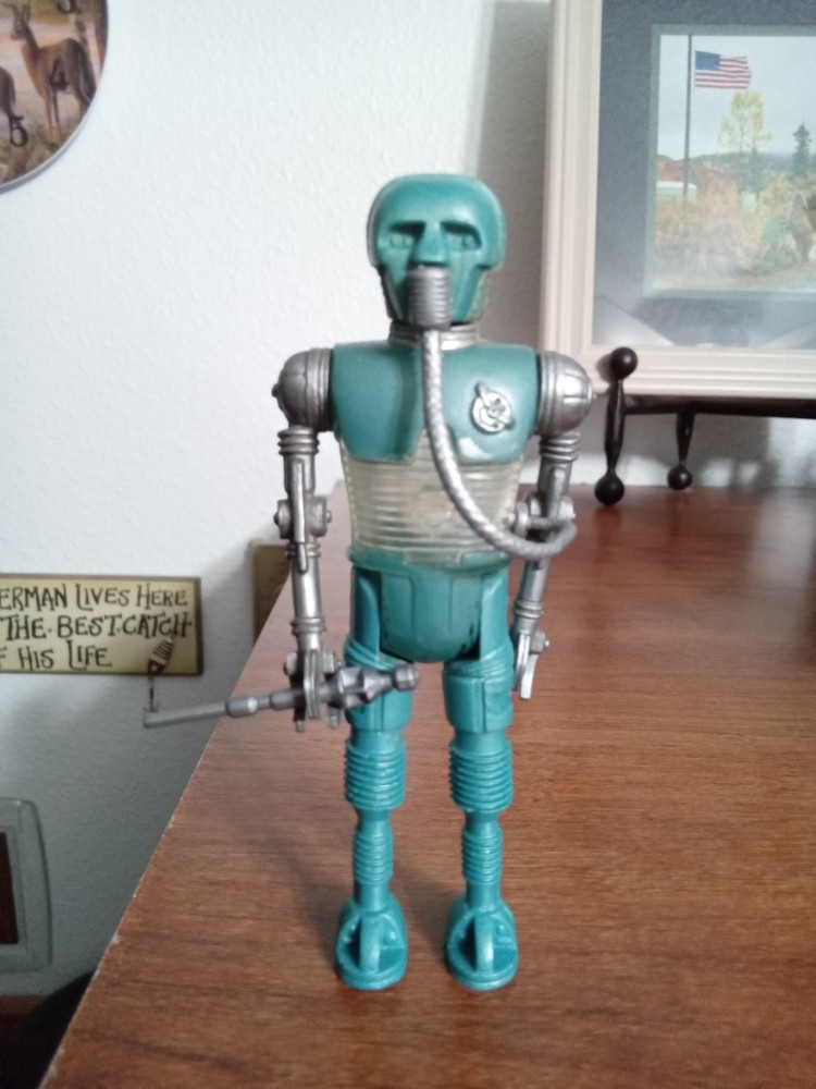 Vintage Star Wars 1980 2-1B Medical Droid Figure Complete NO REPRO SMILE NO COO!