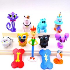12pcs Puppy Dog Pals Action Figure Hot Sale Cute Cartoon Bingo Rolly Bob Figures