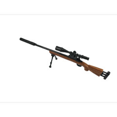 Miniature M24 Sniper Rifle Mini Model | 1/5 Scale Replica Non-firing Model