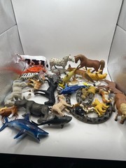 Mixed LOT of Plastic Farm Sealife Safari Animals Schleich & Others