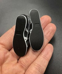 1/6 scale BLACK Sneakers Shoes HOLLOW for 12” Female Action Figure Accessories