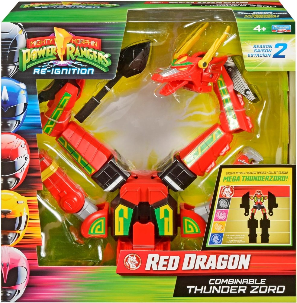 Power Rangers RED DRAGON Thunderzord Action Figure