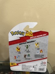 Pikachu, Magby, Gastly(3) POKEMON Jazwares Battle Figure Set-NEW-SEALED MINT