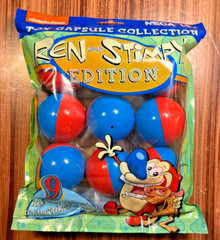 NECA 2022 HALLOWEEN TOY CAPSULE COLLECTION REN AND STIMPY EDITION BAG OF 9 NEW