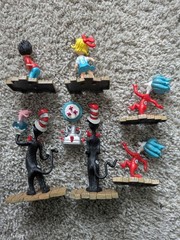 Cat In The Hat Collectible Figure Play Along Gift Set Dr. Seuss 2003 Vintage