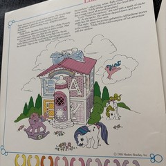 Vtg 1985 My Little Pony G1 Hasbro Lullaby Nursery Press Pre-Prod Style Guide