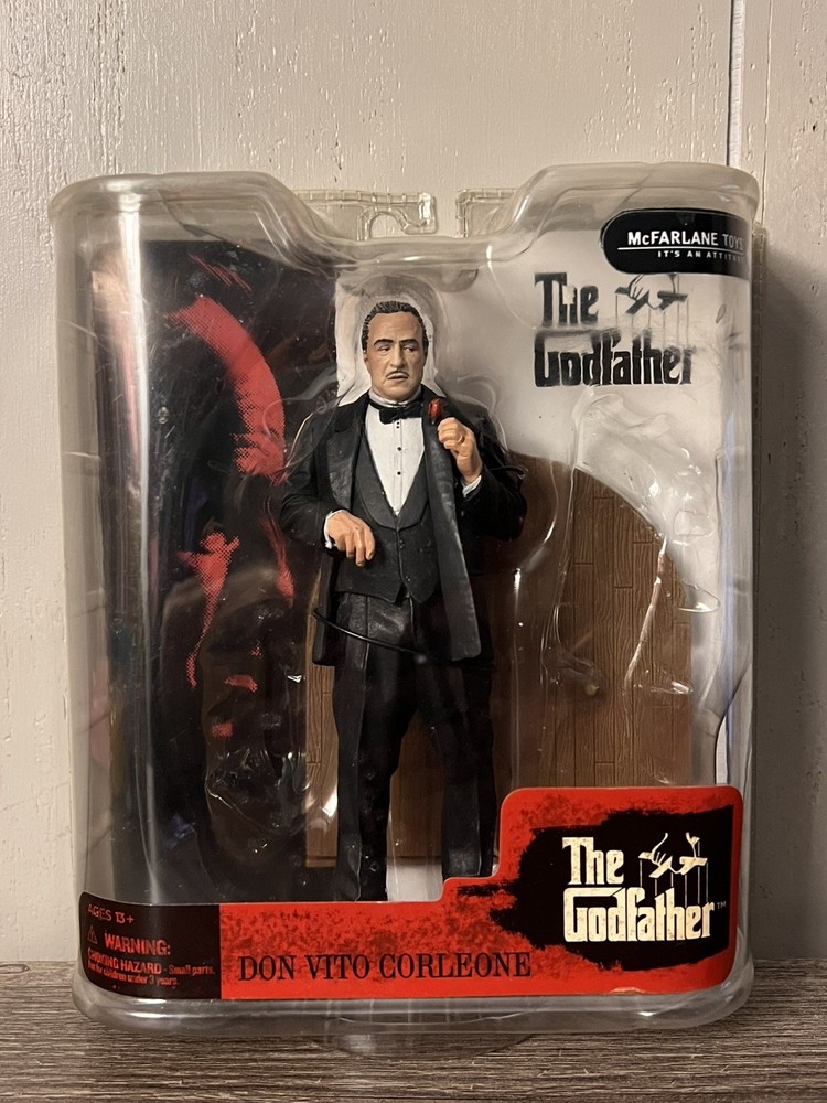 2007 McFarlane Toys The Godfather Don Vito Corleone 6″ Action Figure Sealed