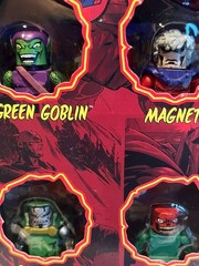 Marvel Minimates 4x BRING ON THE BAD GUYS Green Goblin-Magneto-Dr.Doom-Red Skull