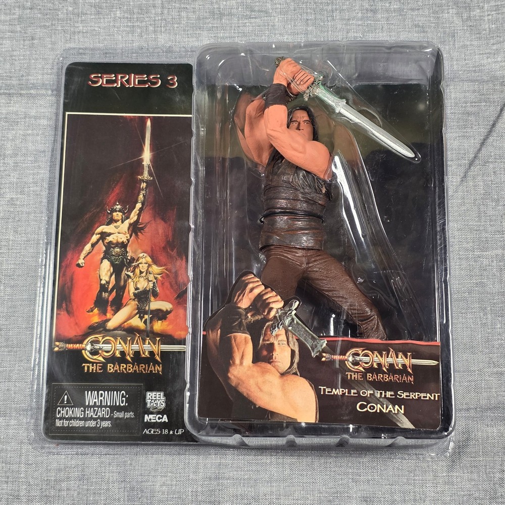 NECA Conan The Barbarian Temple Of The Serpent Action Figure New Old Stock 2009