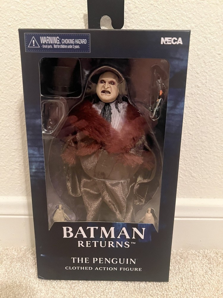 NECA BATMAN RETURNS PENGUIN 8 In CLOTHED ACTION FIGURE – IN HAND- DEVITO
