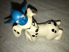 Lot of 8 pieces 101 Dalmatians Figures: 3- Cruella de Vil 5- Pups LOT # 15