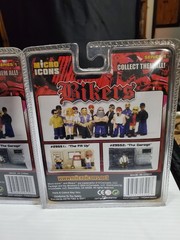 Set Of 3 Micro Icons Bikers Series 1 .All have magnetic feet 2000-2009 Original