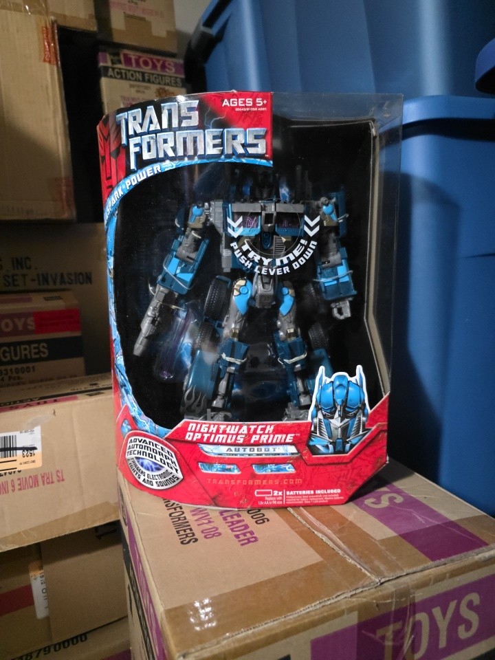 Transformers Movie Leader Class Nightwatch Optimus Prime New Sealed Rare