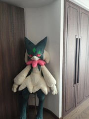 Refined 170cm Stuffed Toy Meowscarada Plushie Doll Anime Collect Decor Handmade