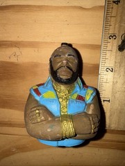 1983 Vintage A-TEAM MR T 3″ Inch 3 Dimensional Eraser Loose RARE